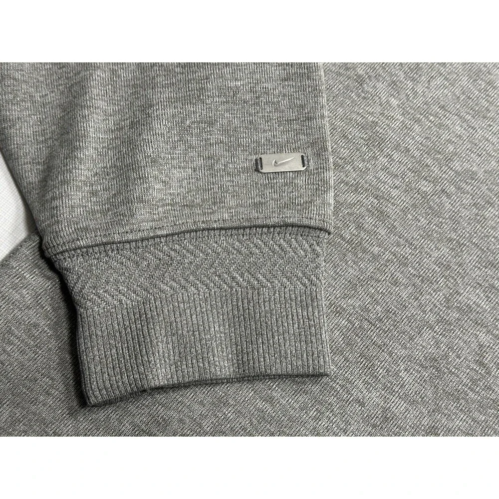 Nike Dri-Fit Golf 1/4 Zip Hooded Pullover Size XL Heathered Grey DN1906-003